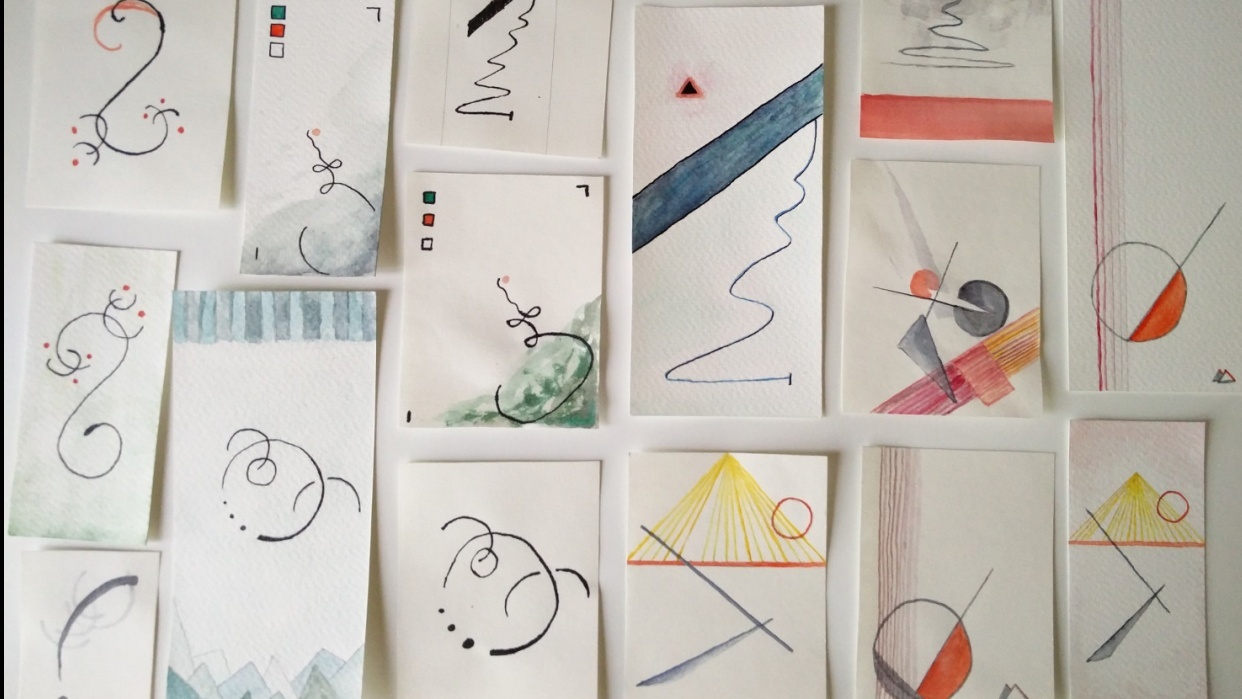A dabble in the abstract - student project