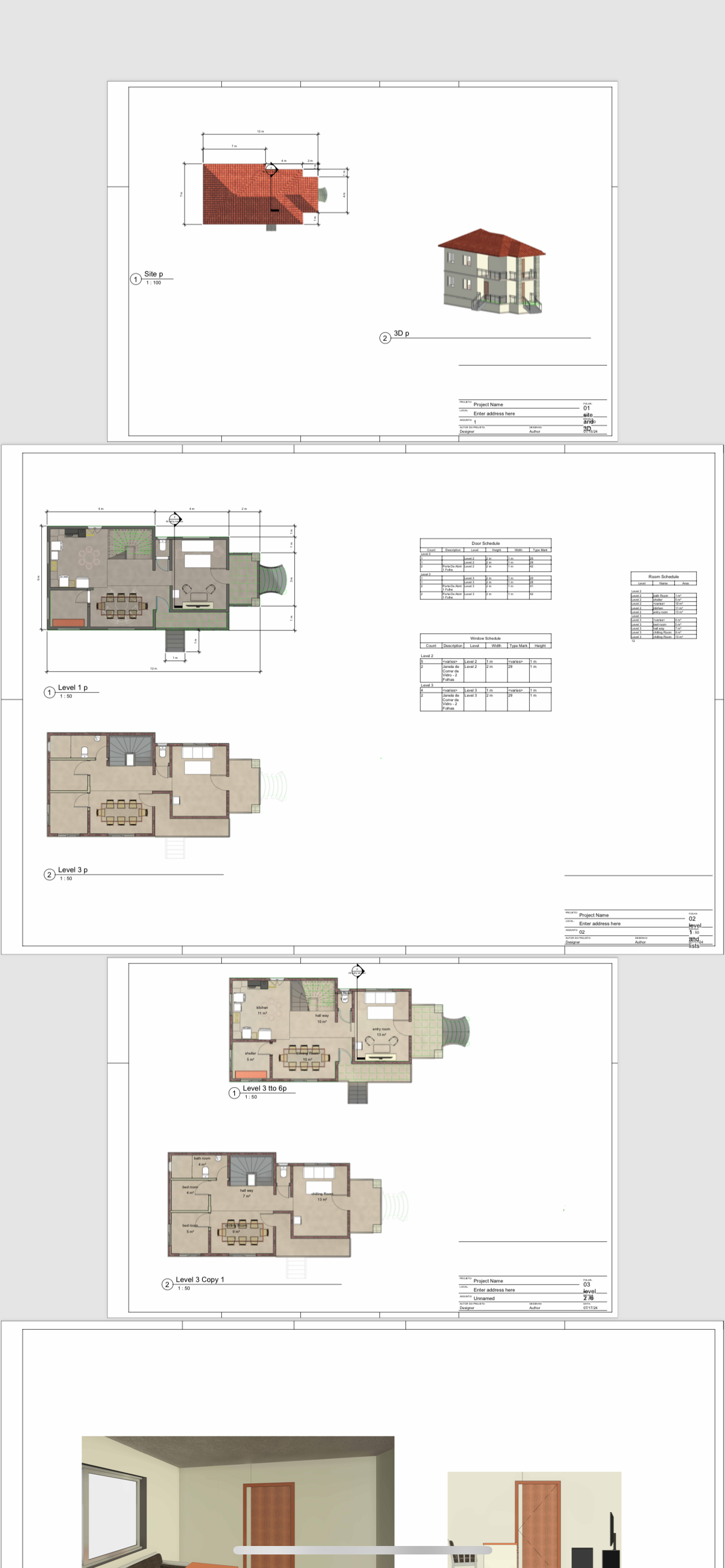 Villa project - student project