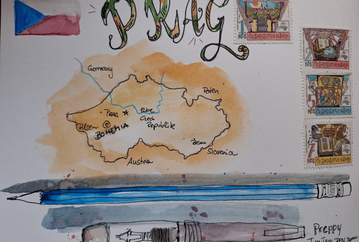 Travelsketchbook - student project