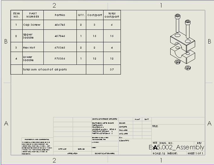 Bill of materials