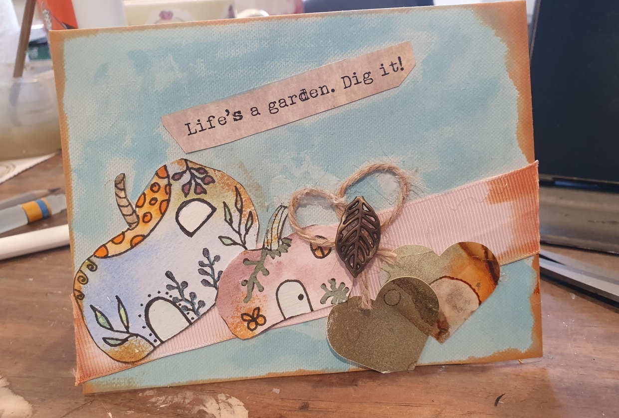 Fall greetings card - student project