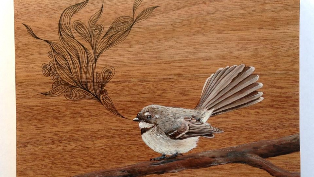 Painting of this drawing - student project