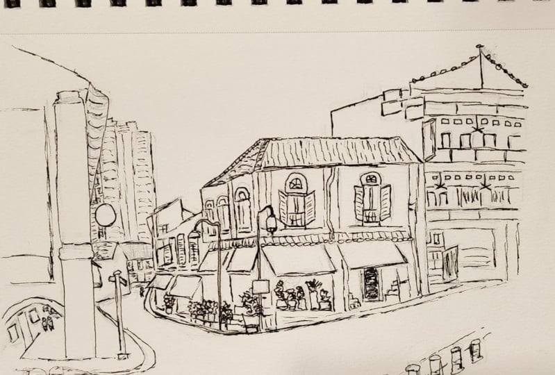 Proportion and Alignment Urban Sketching Techniques