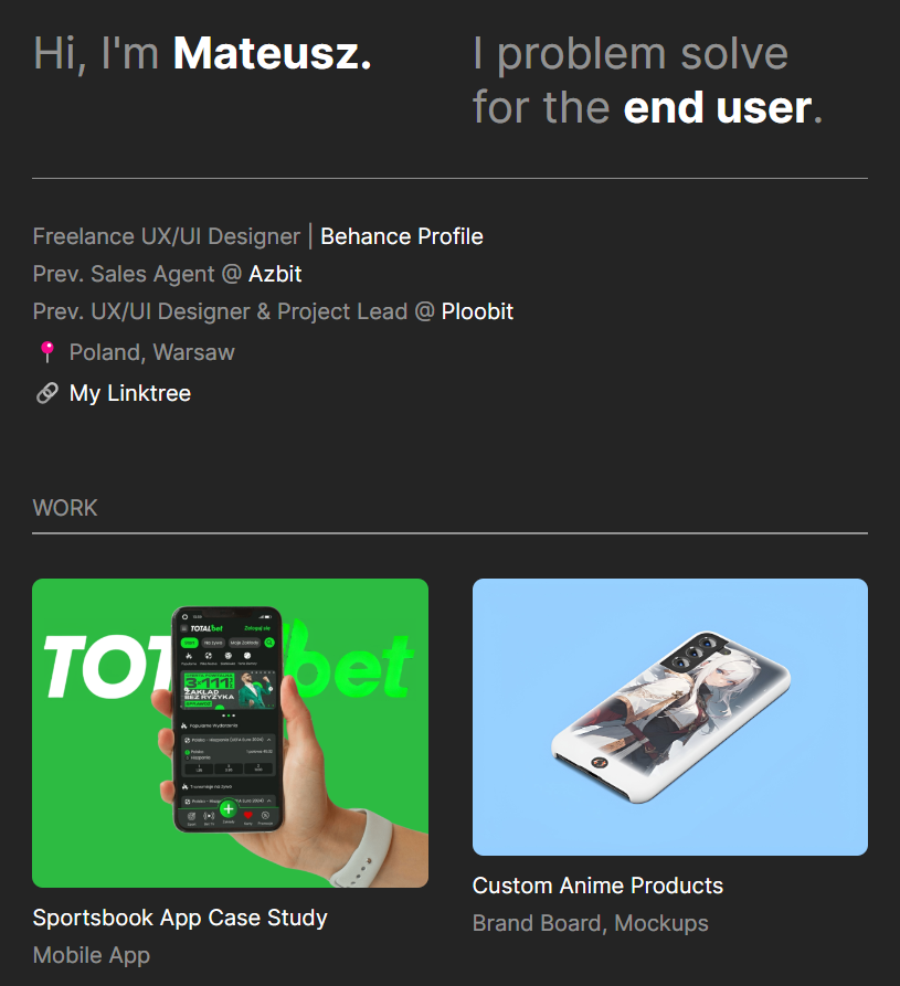 Personal Website - Brand - 0xpako - student project