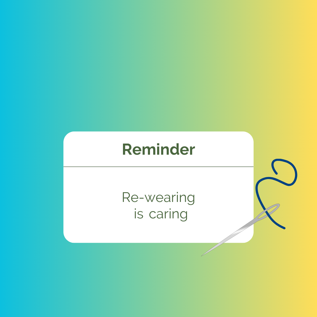 Re-wearing is caring - student project