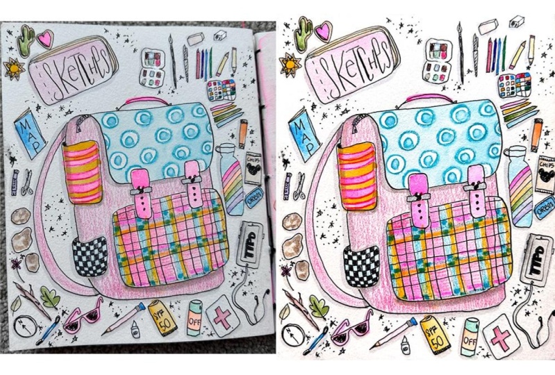 Imaginary Art Supply Backpack