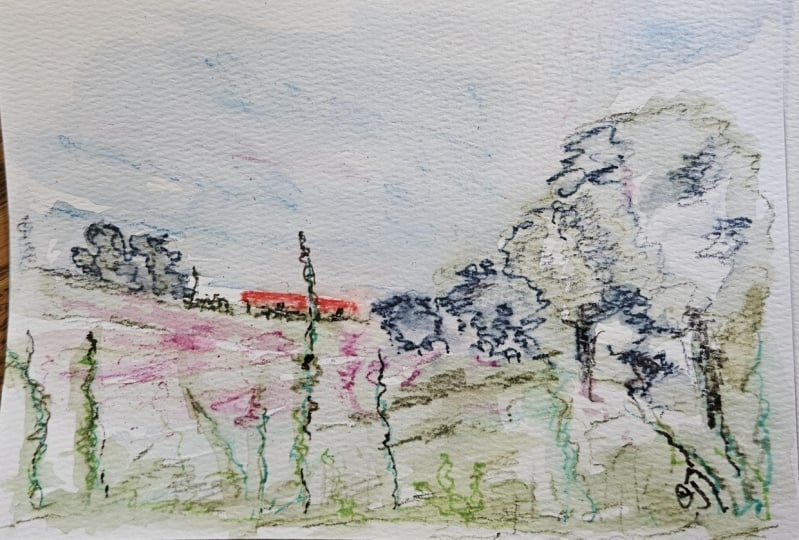 Inktense sketch