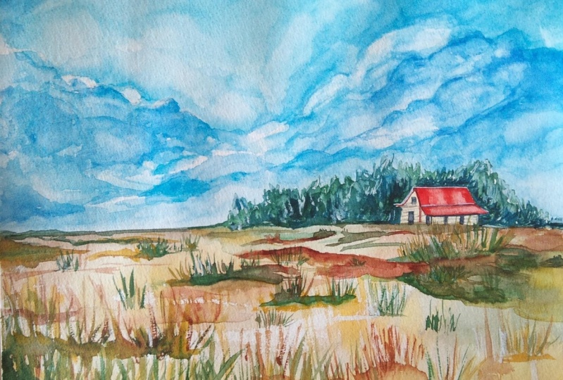 First painting session with Will Elliston