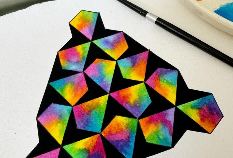 14 days of hexagon tiles