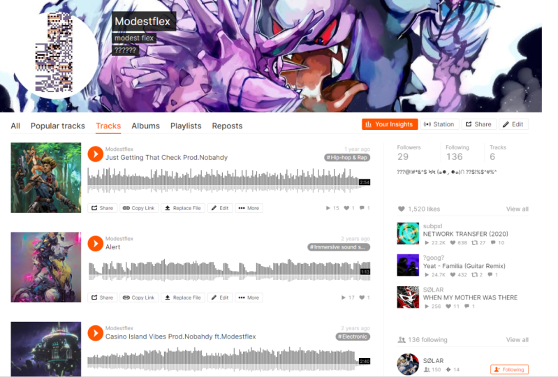 My souncloud and music