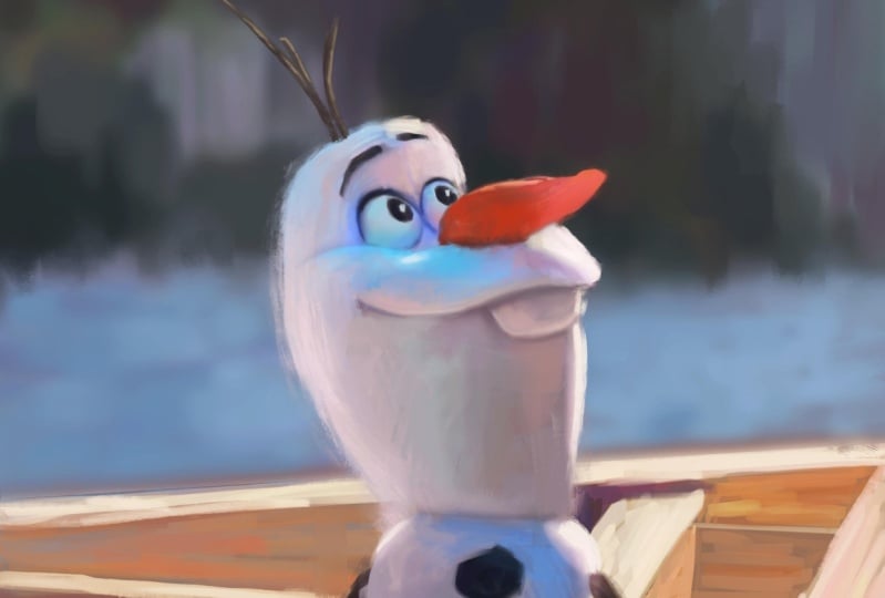 Olaf - color and light practice