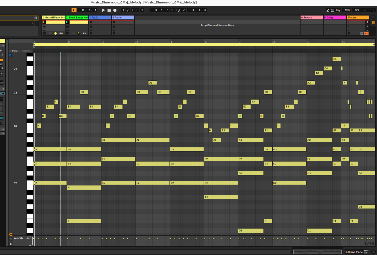 MELODY IN CMAJ - student project