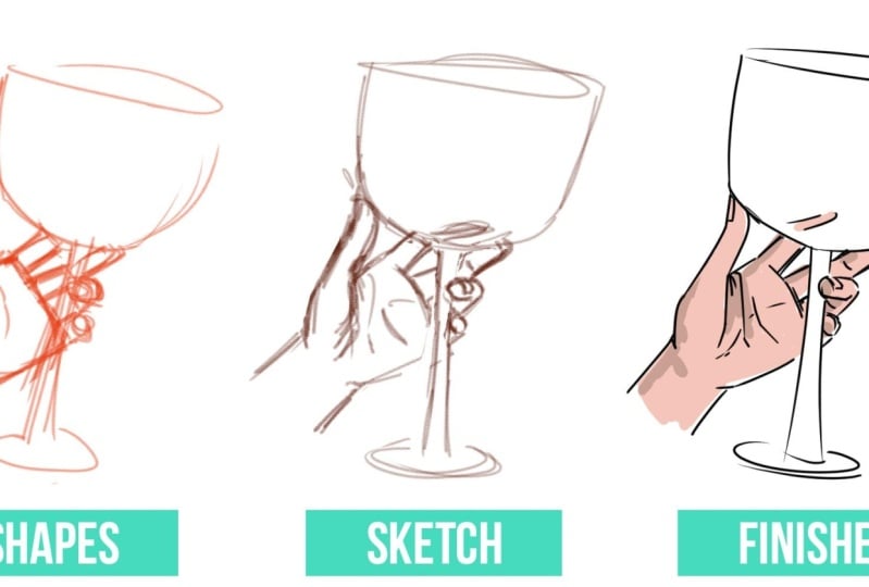 Hand Holding Glass! Dynamic Practice