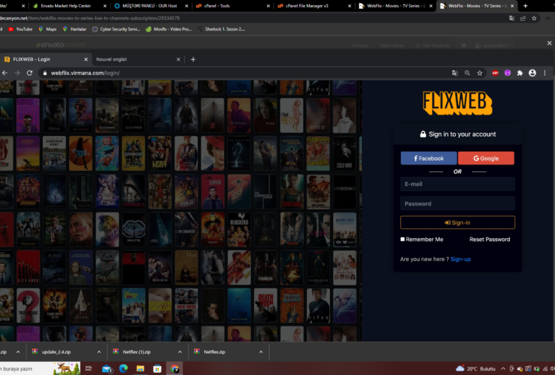Hack to real French site