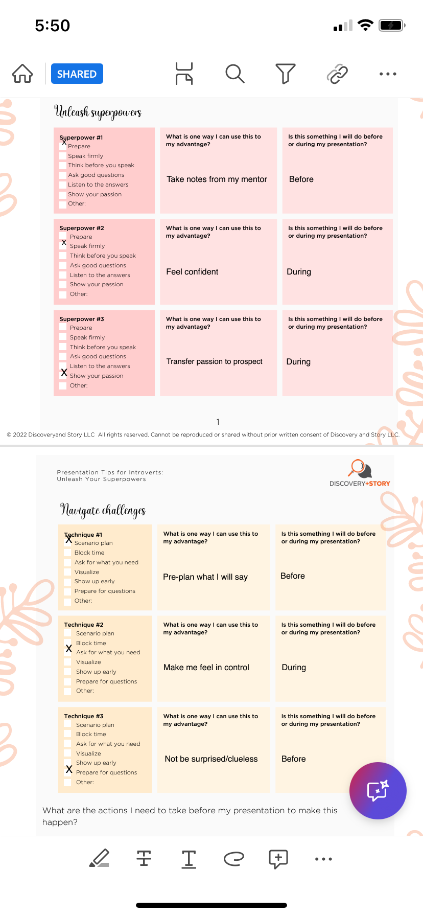 Skillshare project: create an action plan - student project