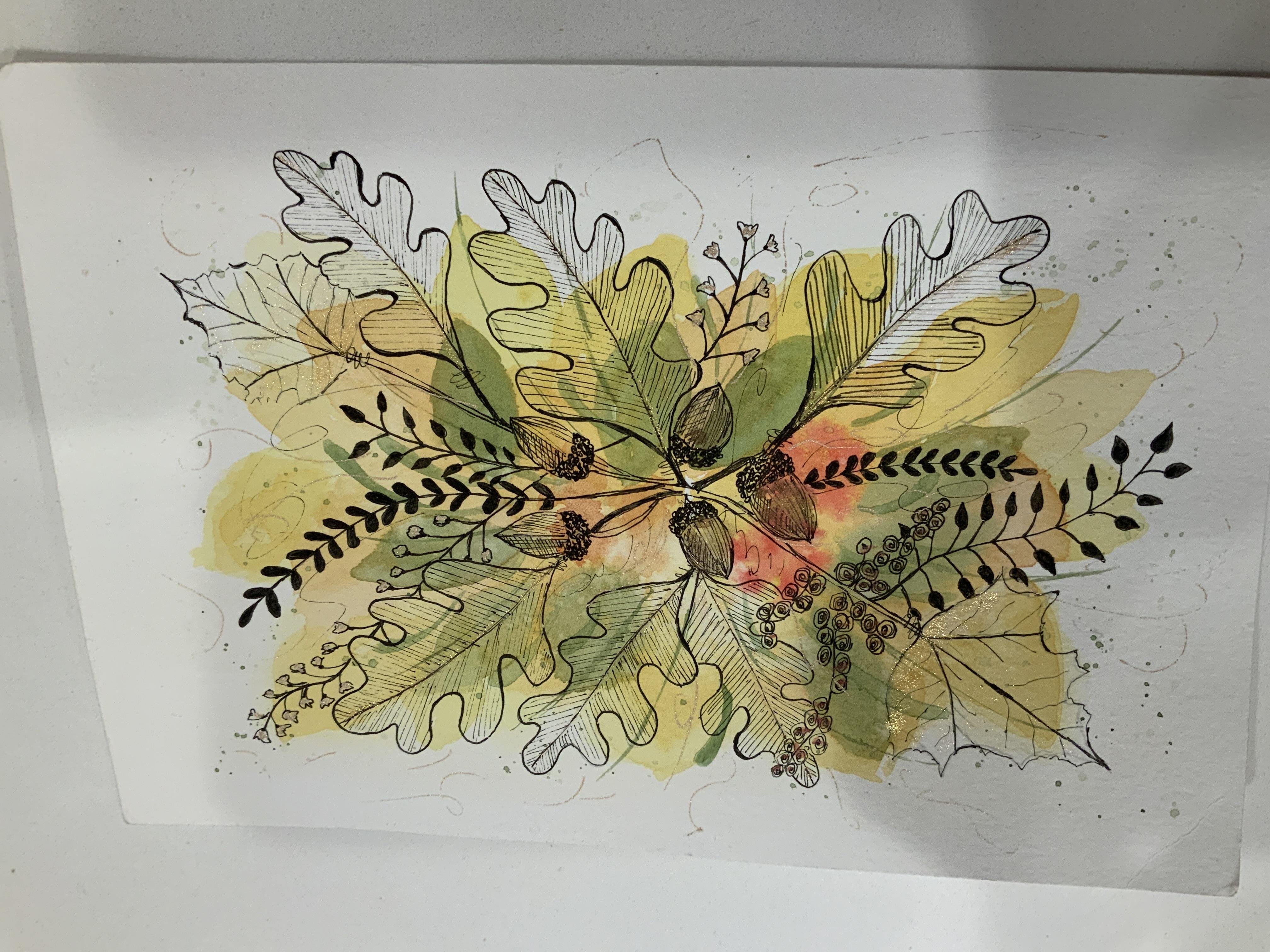 Autumn Doodle - student project