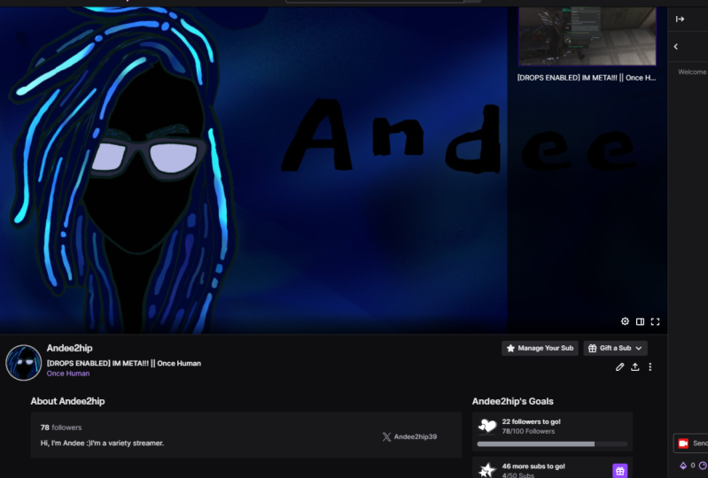 https://www. twitch. tv/andee2hip