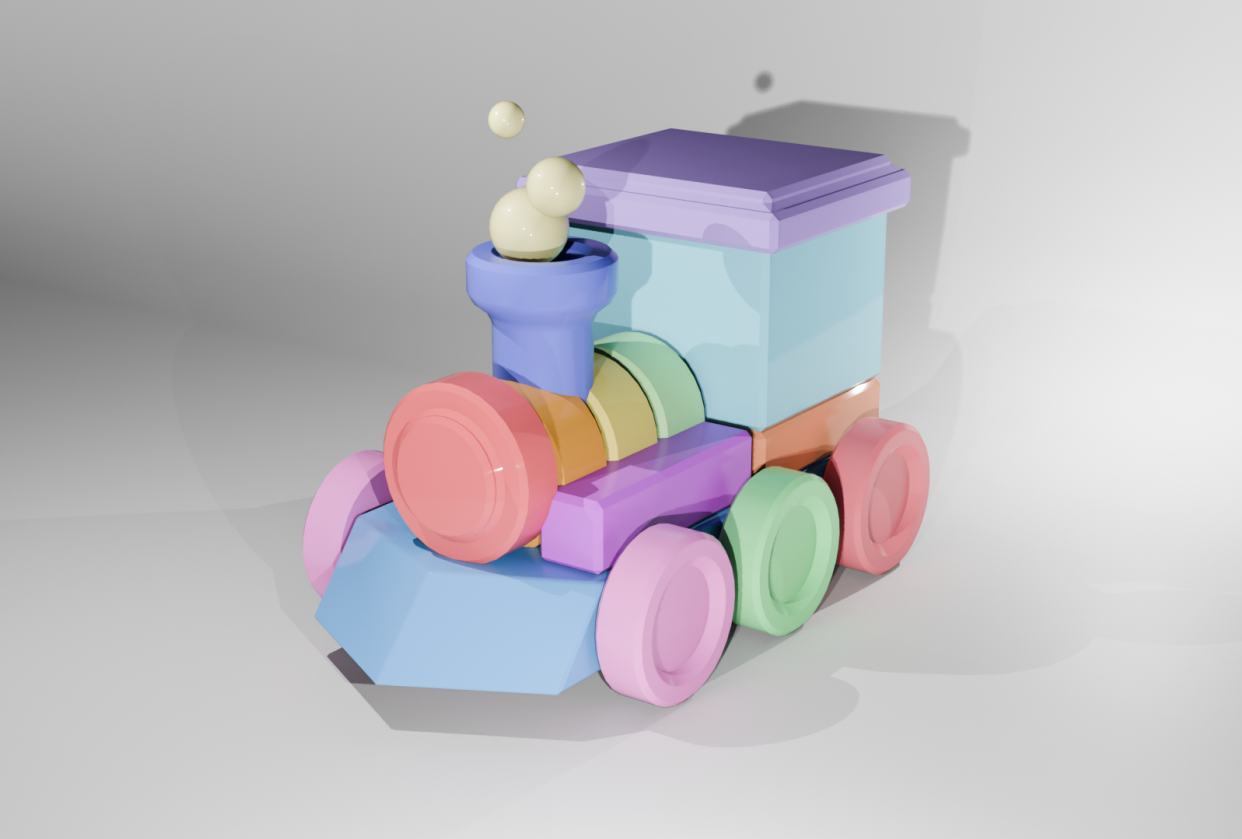 My Blender Train! - student project