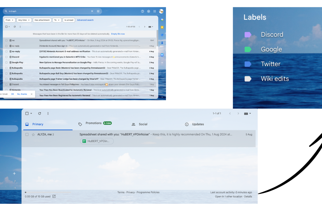 Gmail Declutter - student project