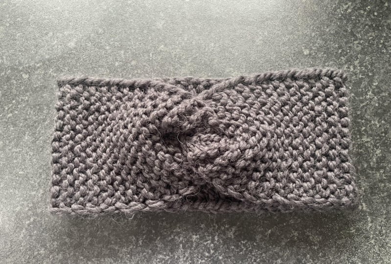 Finished Cozy Headband