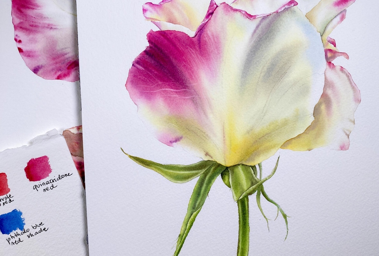 I would love to see your finished paintings! - student project