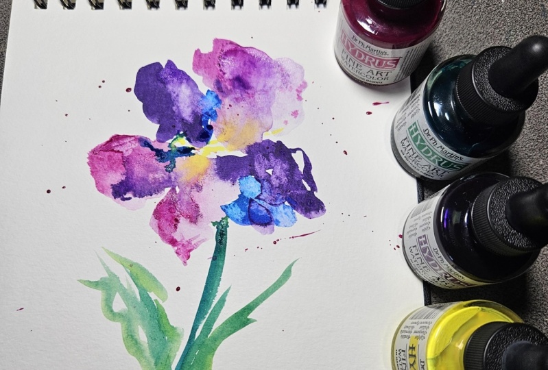 Loose watercolor Ph Martin Hydrus