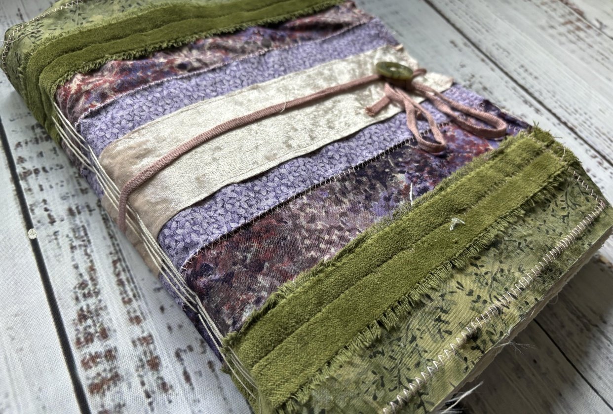 Fabric cover journal - student project