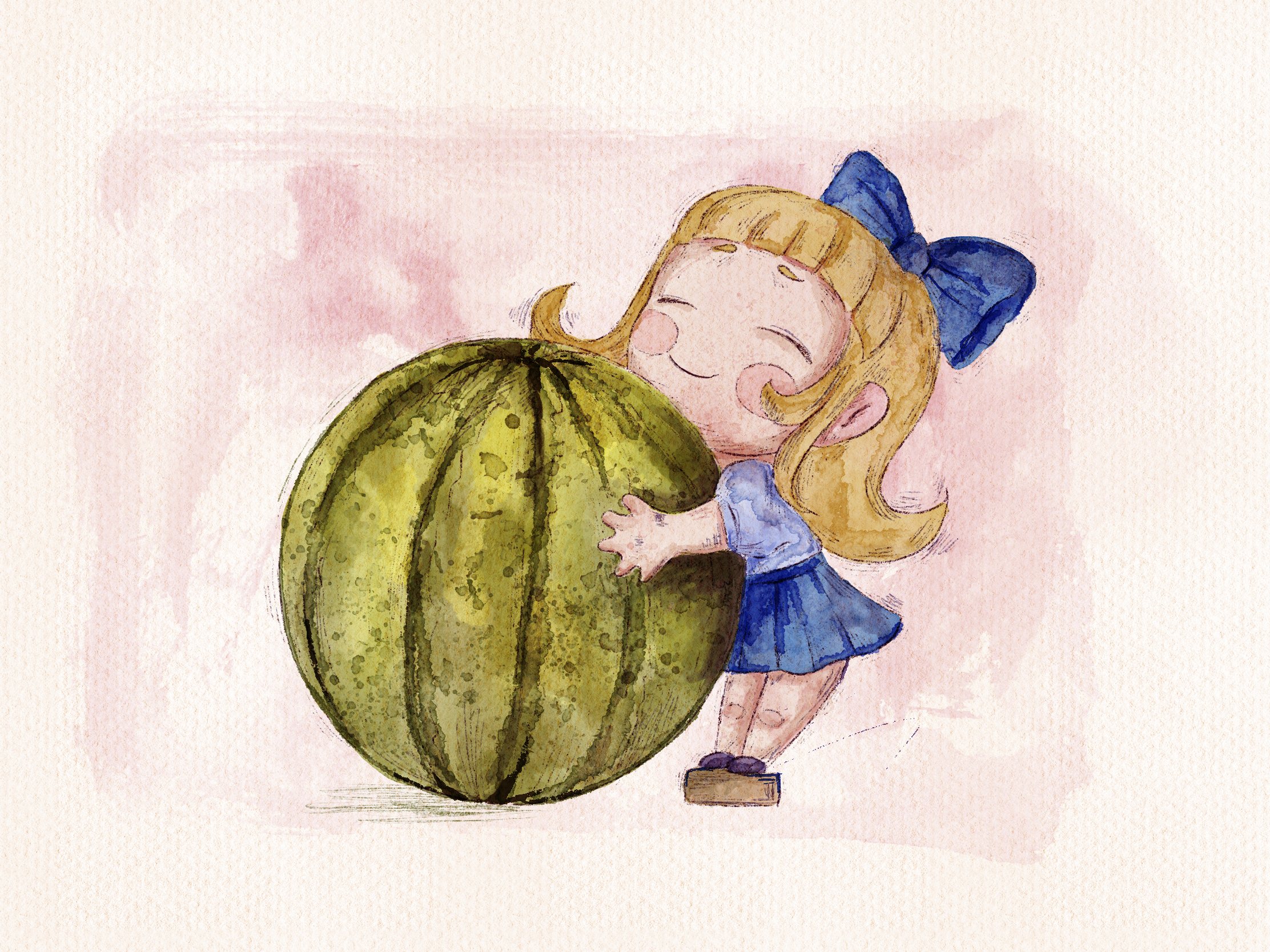 Watercolor illustration - student project