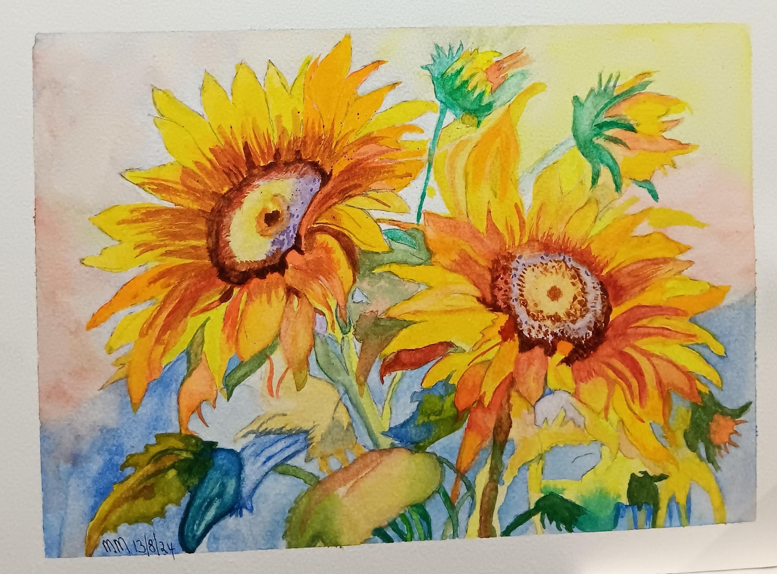 Sunflowers - student project