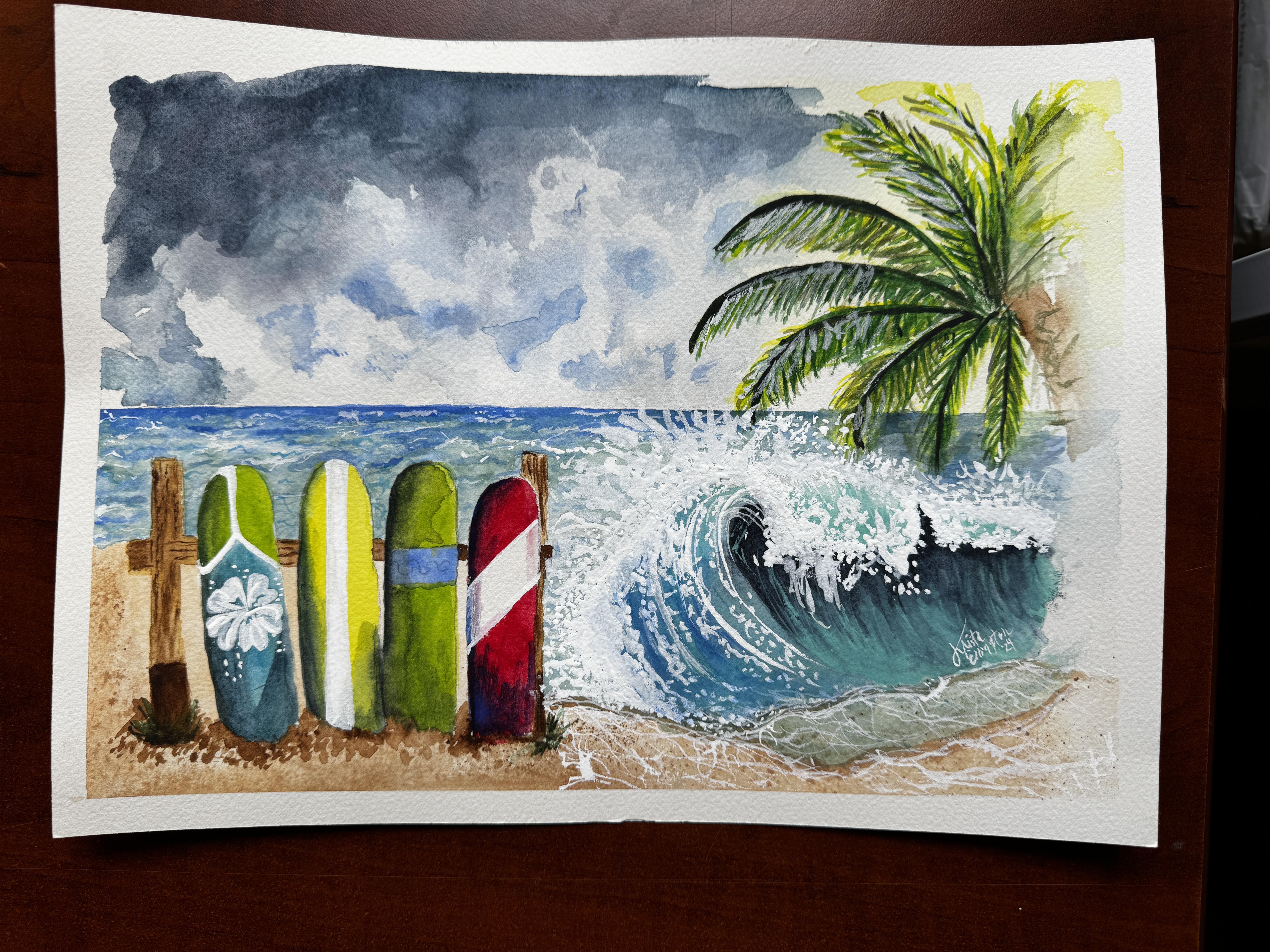 Ocean Wave and Surfing - student project