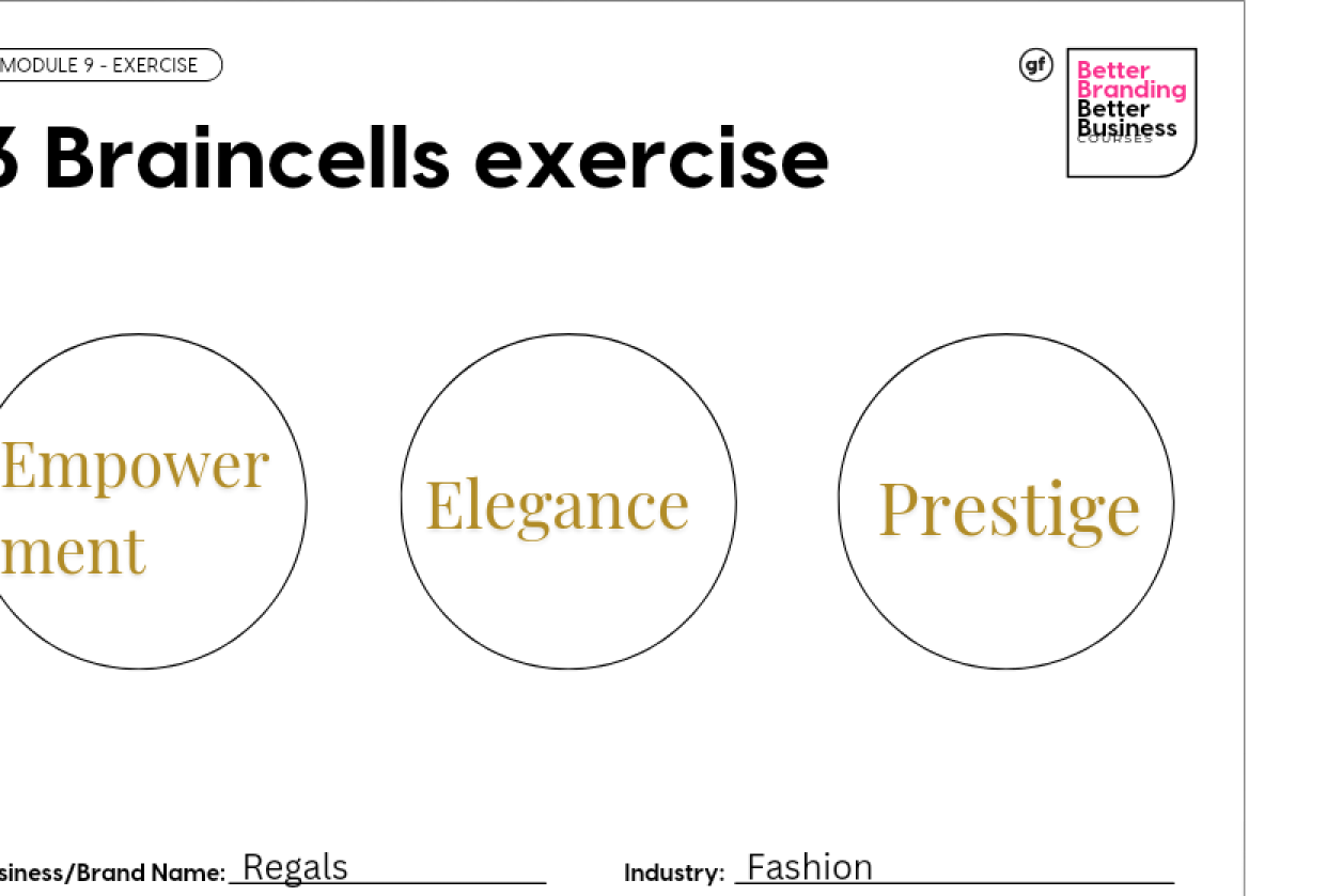 Branding Regals - student project