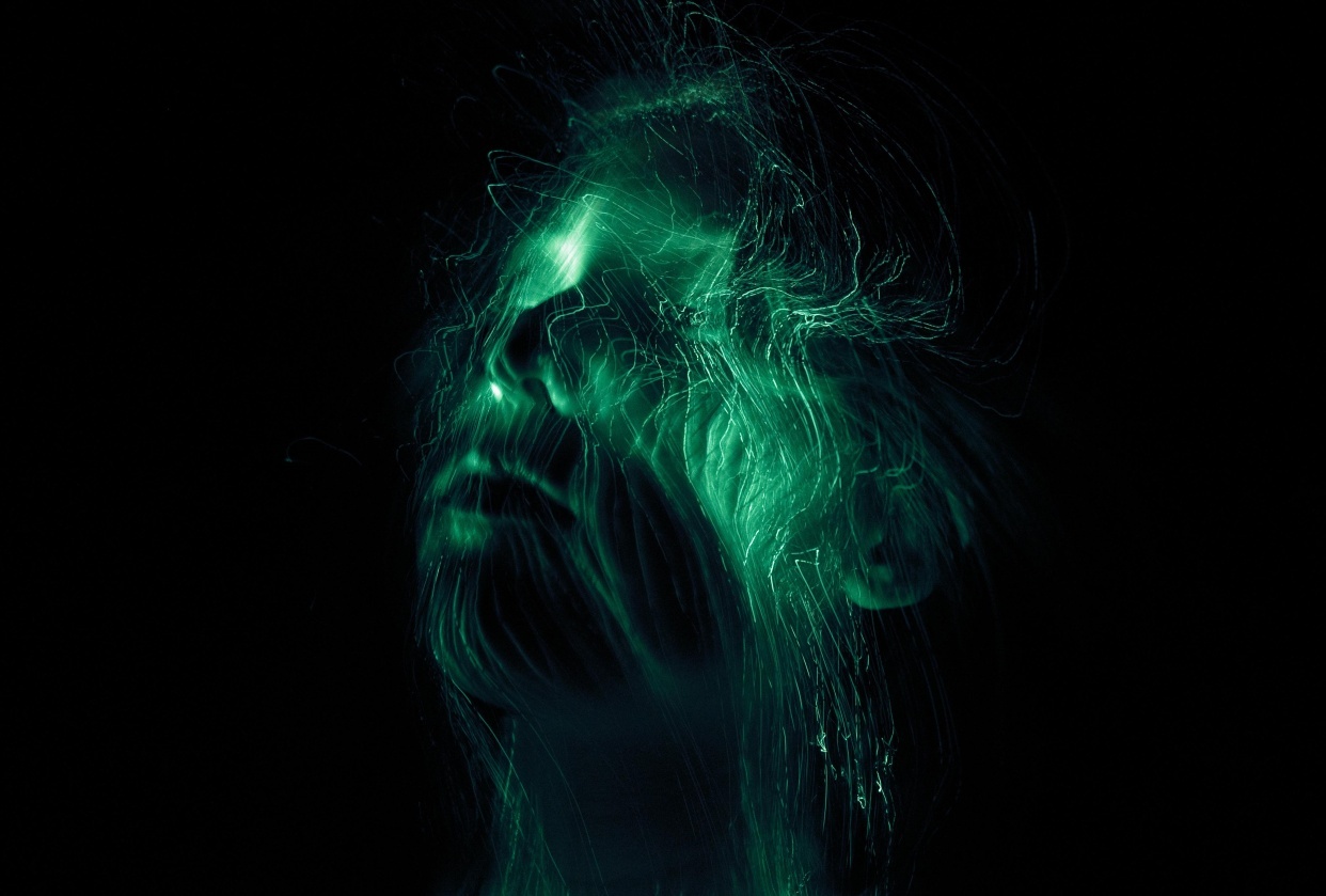 Facial Light Painting (W/ Fiber Optic Light) - student project
