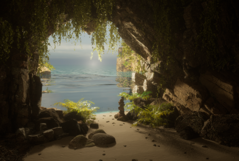 My First Project - Amazing Cave Scene