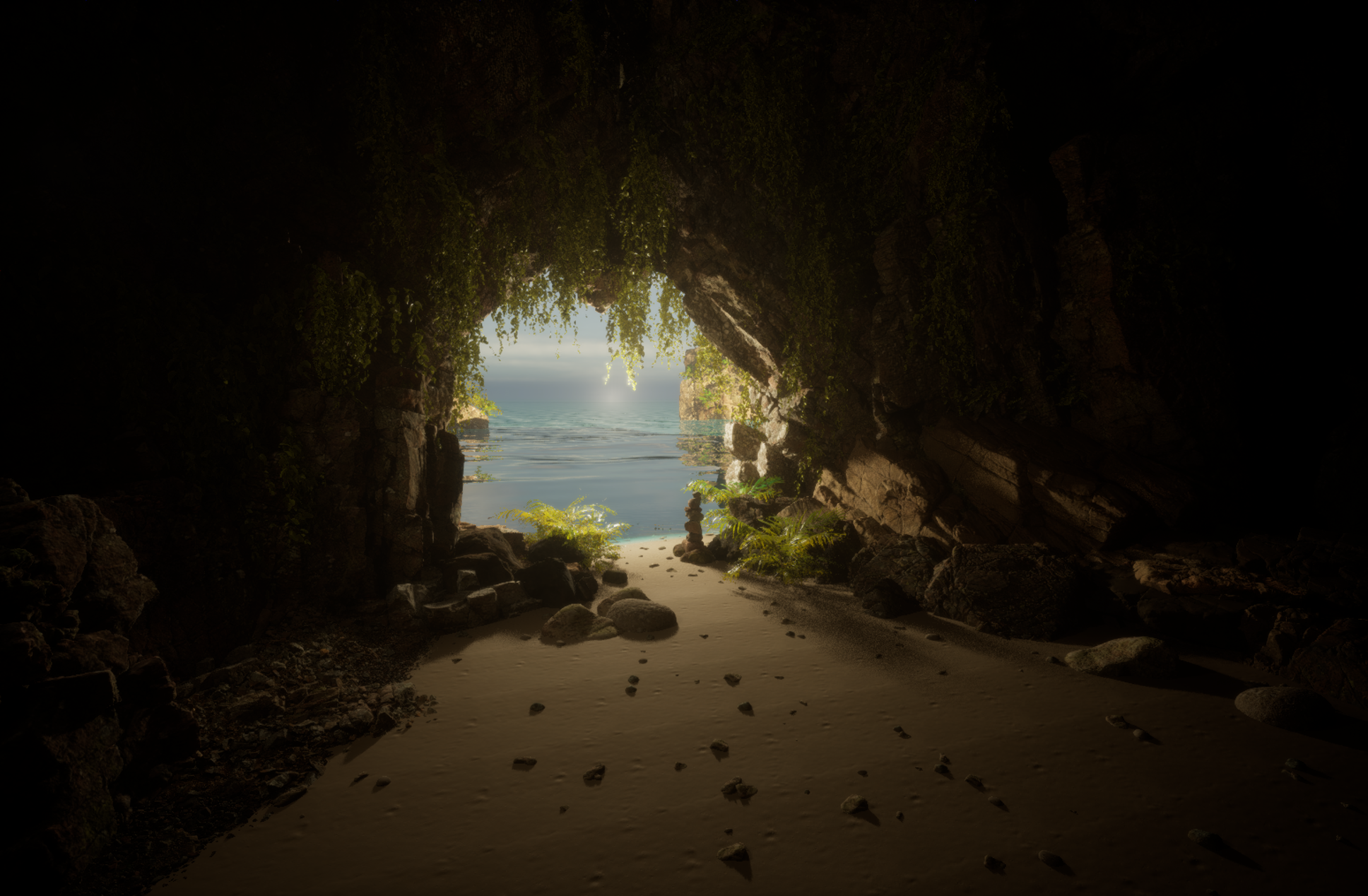 My First Project - Amazing Cave Scene - student project