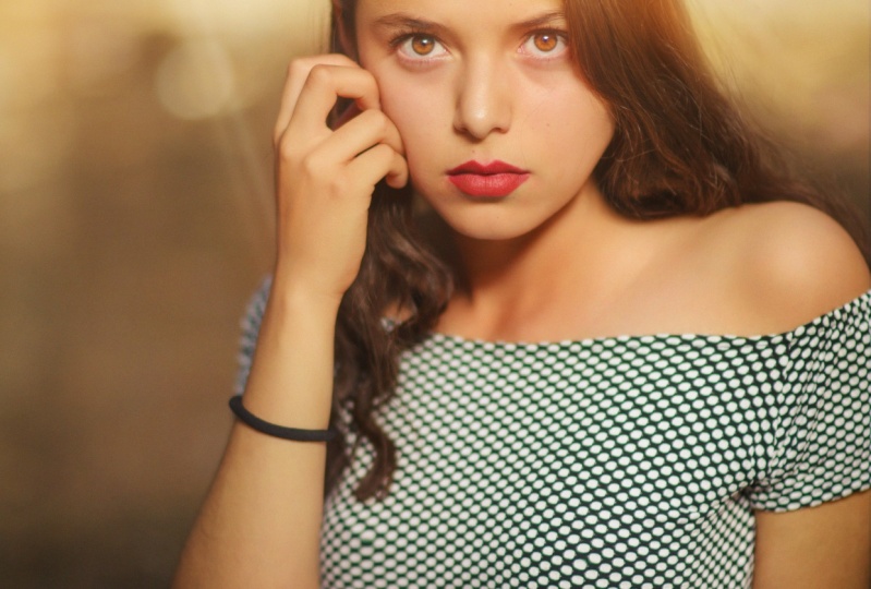Golden portrait