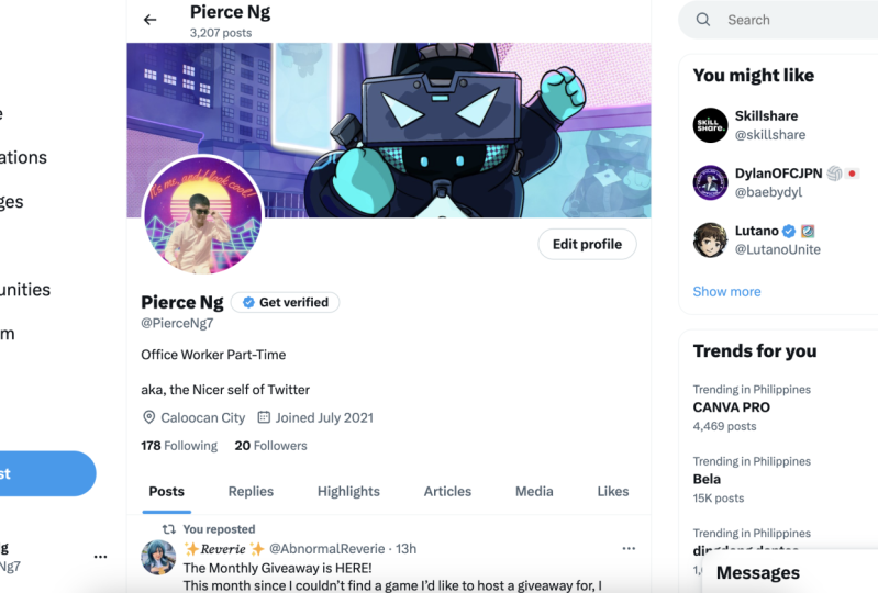 My Twitter Account