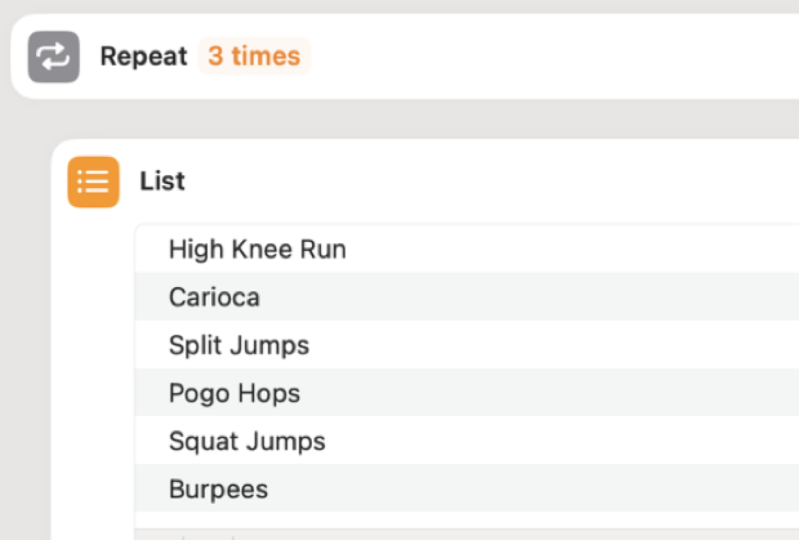 My Customizable Tabata Workout!