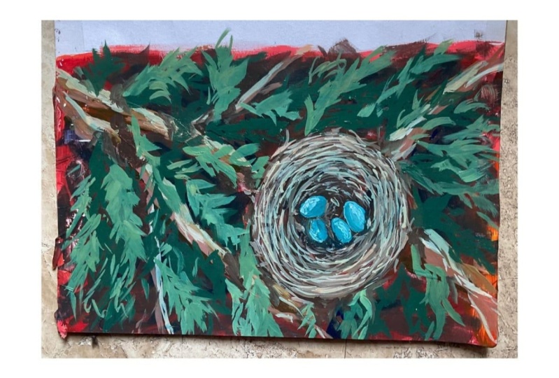 My first acrylic painting