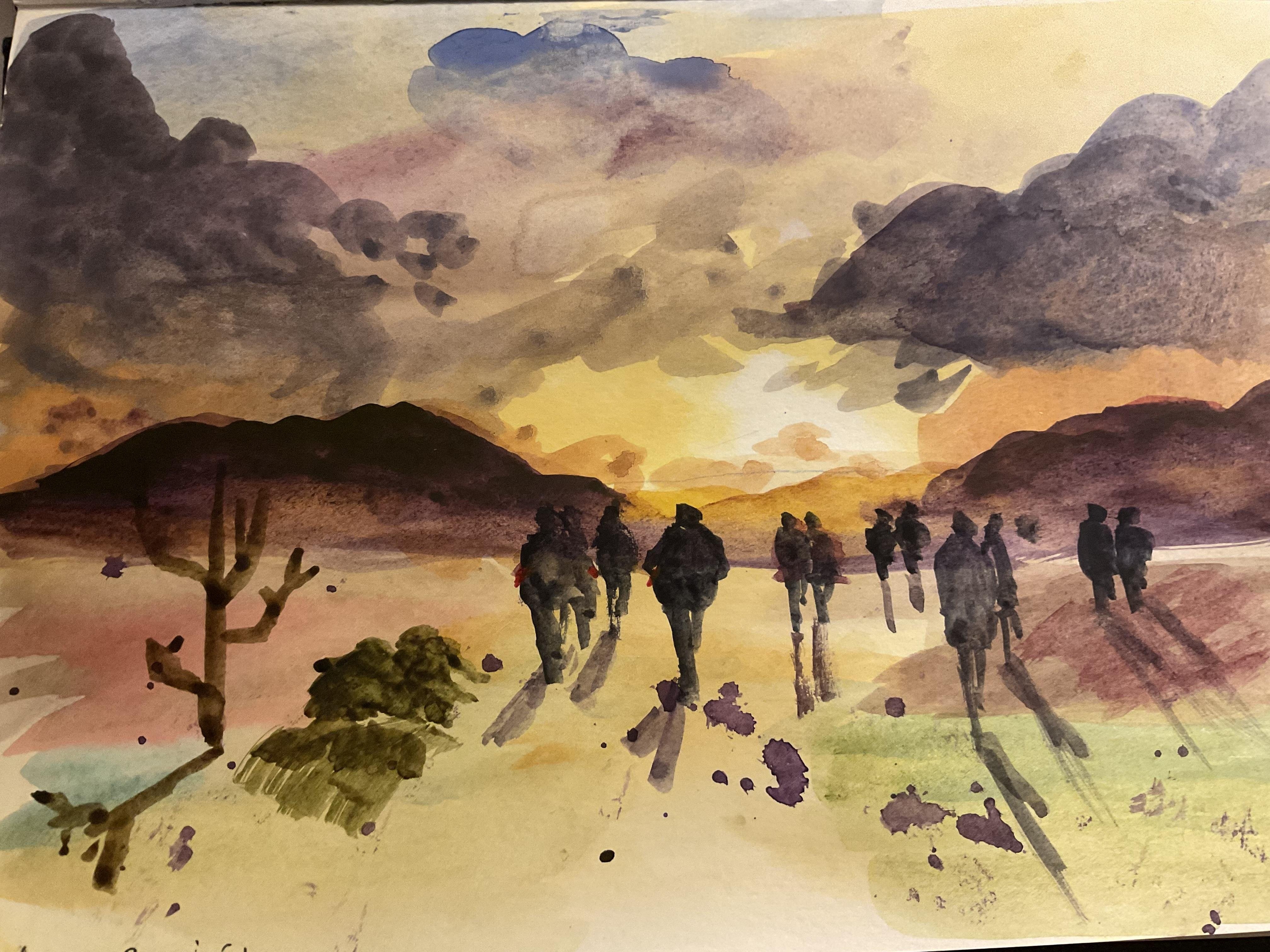 Sunset - student project