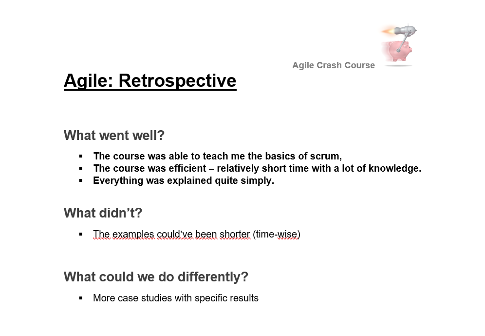 Scrum basics project - student project