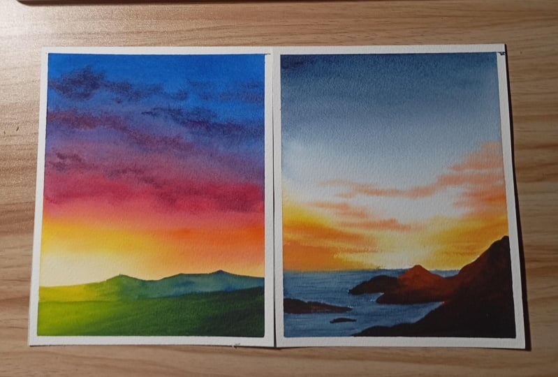 Pintando cielos hermosos con Zaneena