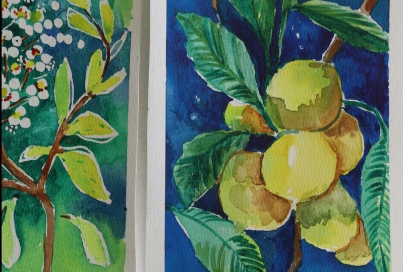 Loose Lemons In Watercolor