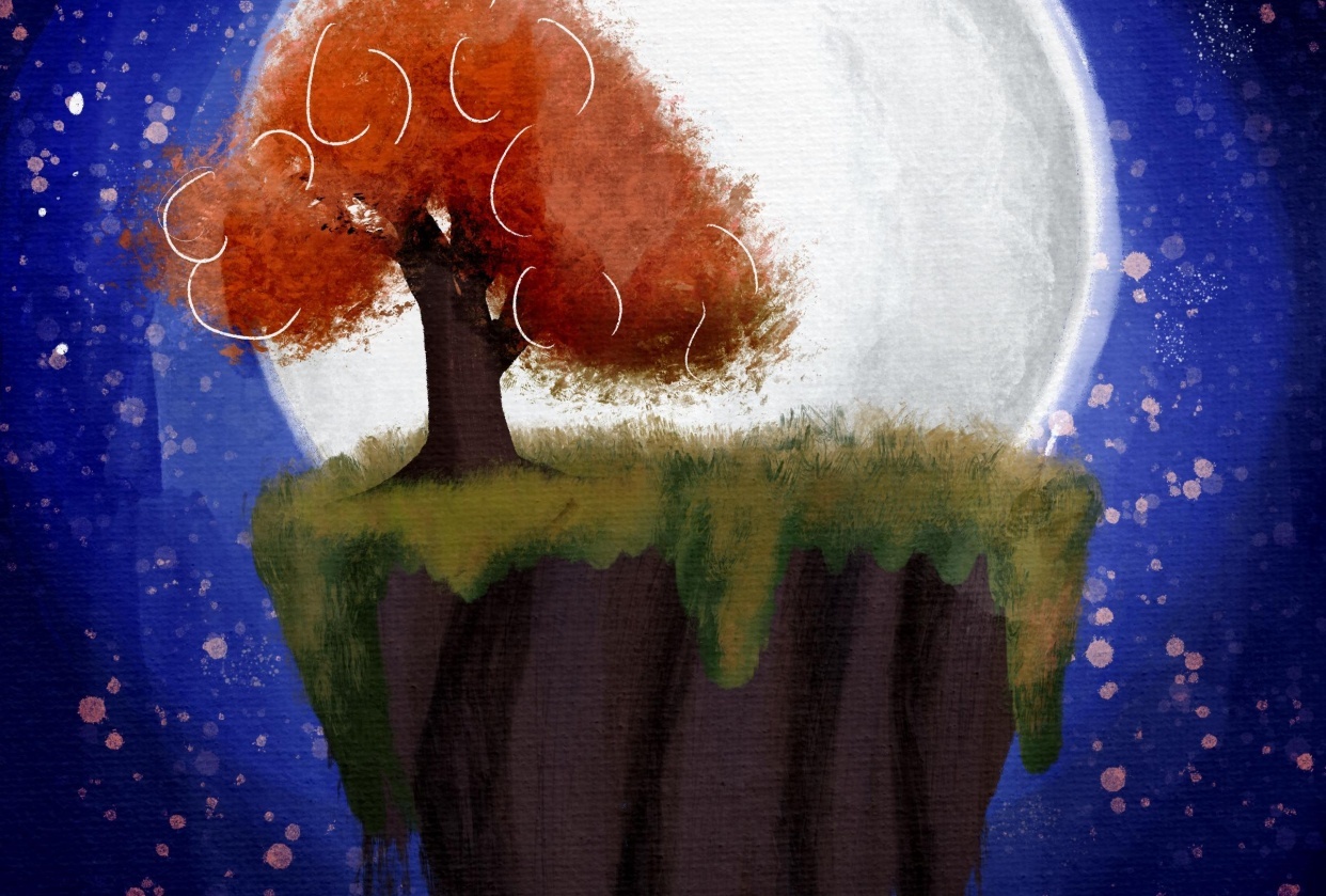 Paint Night- Floating Island - student project