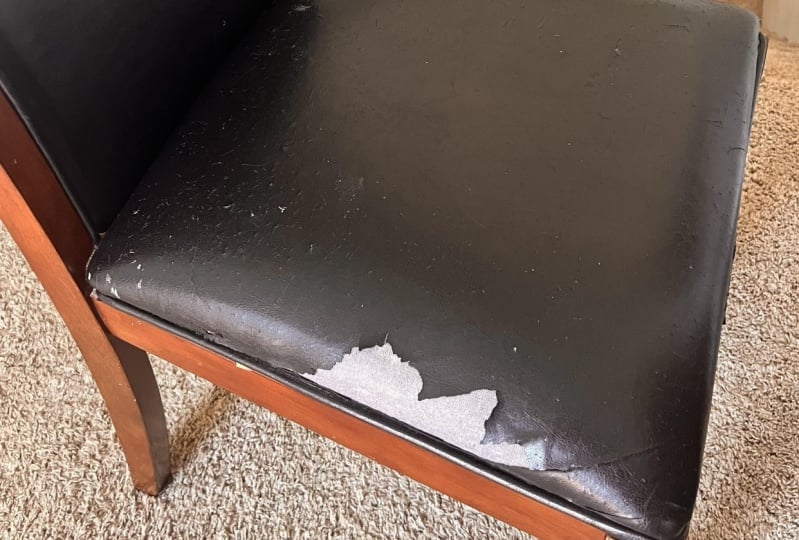 Reupholstering chair