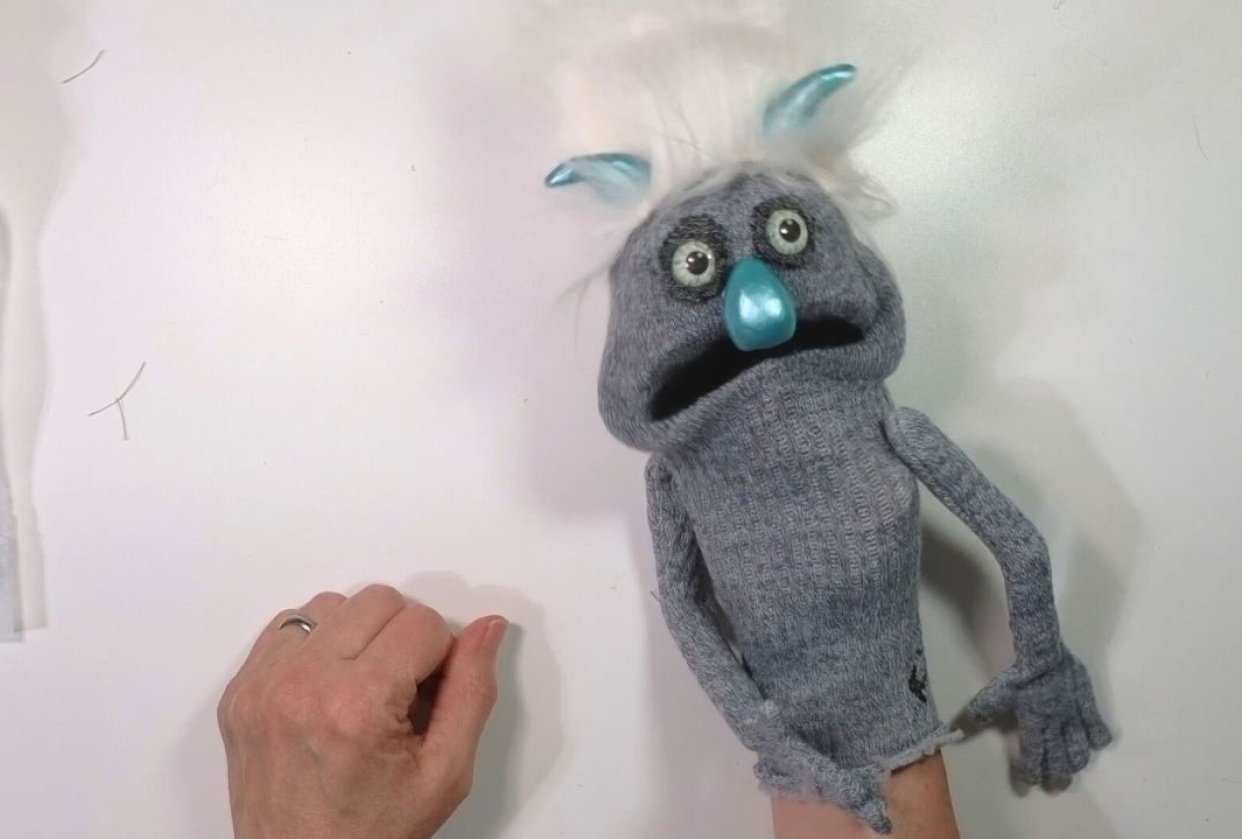 Sock Puppet Monster - student project