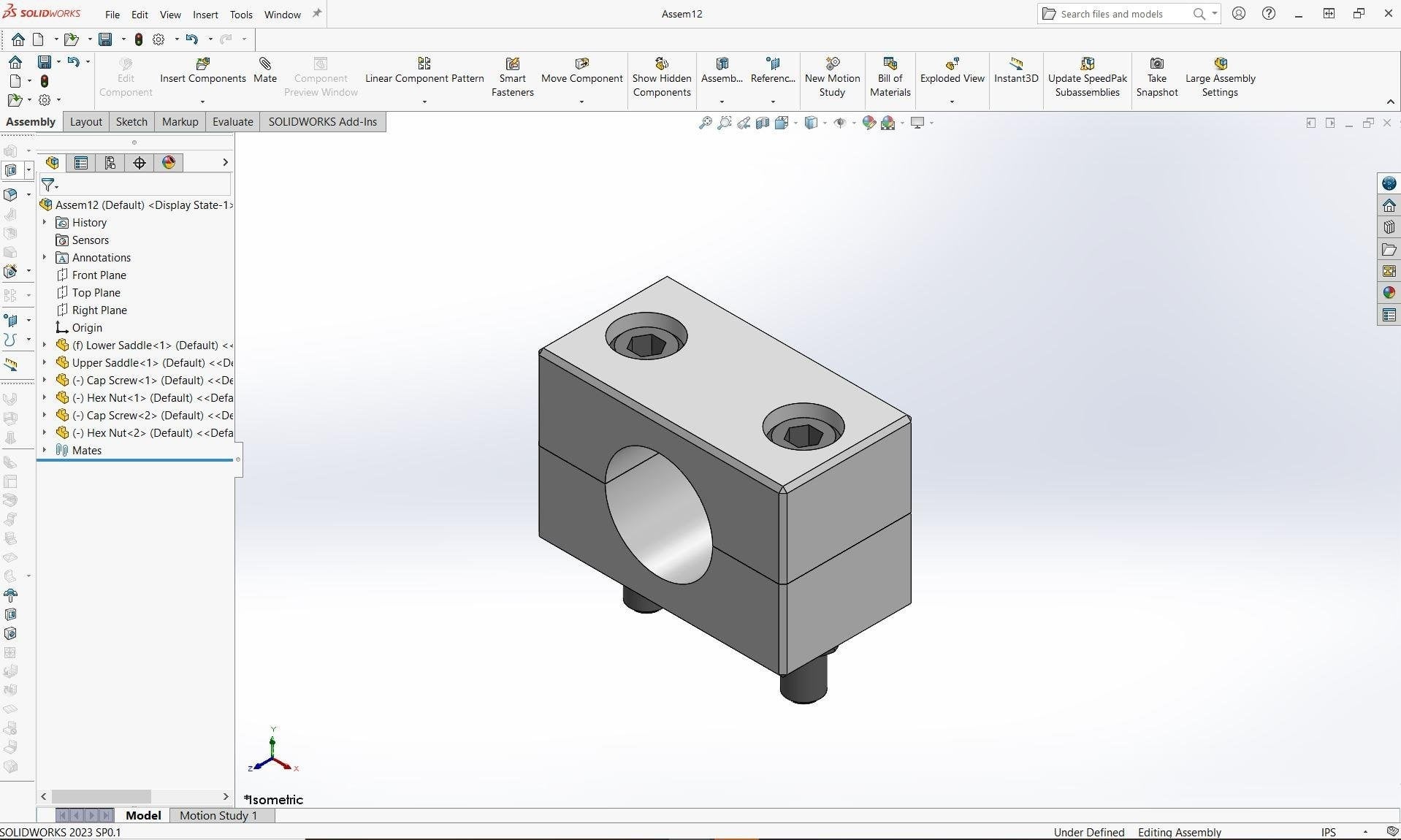 EX 3_Assembly Dim in MM - student project