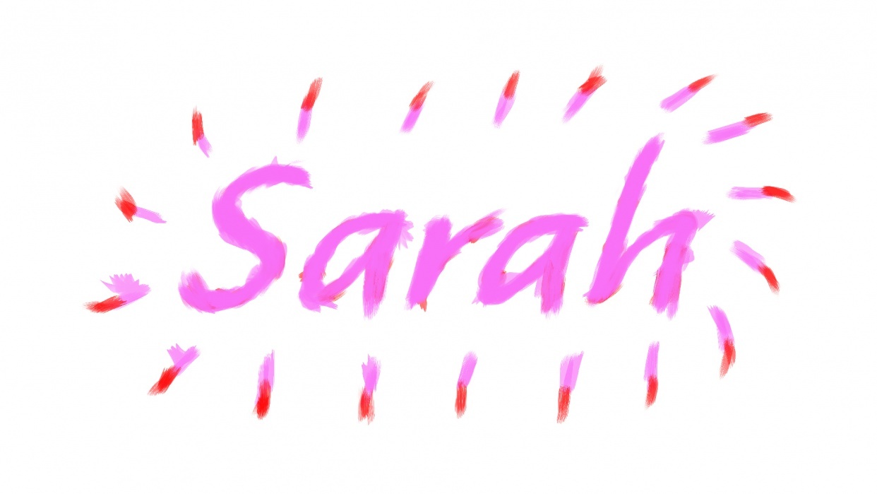 Painted Animated Name - student project