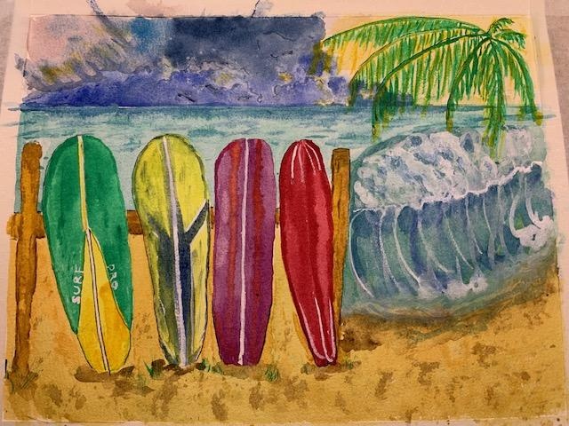 my surfboards - student project