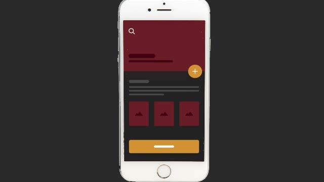 UI Animation - student project