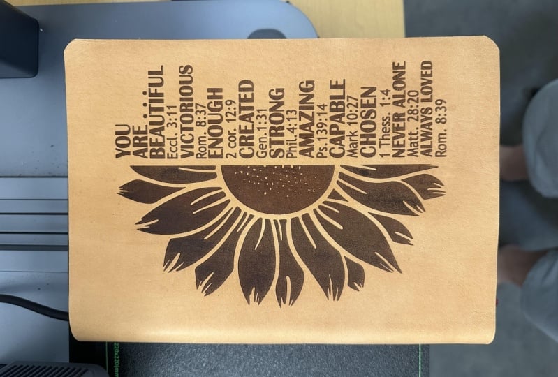 Laser Engraved Bible